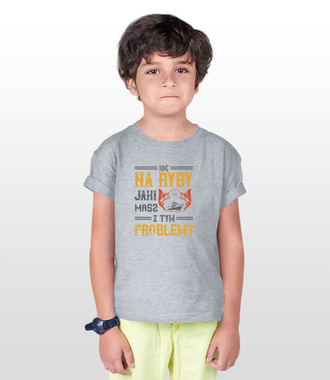 Koszulka protestacyjna - Koszulka z nadrukiem - Wędkarskie - Dziecięca
