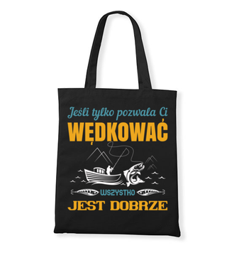 Tolerancja dla twojej pasji - Torba z nadrukiem - dla wędkarza - Gadżety