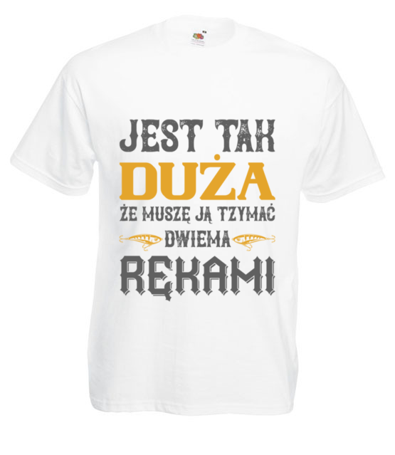 Wedkarskie przechwalki koszulka z nadrukiem dla wedkarza mezczyzna jipi pl 1735 2
