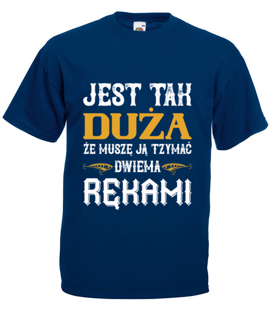 Wedkarskie przechwalki koszulka z nadrukiem dla wedkarza mezczyzna jipi pl 1736 3