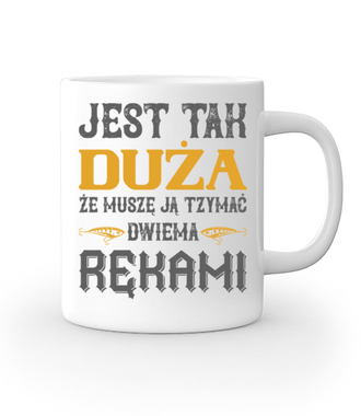 Wędkarskie przechwałki - Kubek z nadrukiem - dla wędkarza - Gadżety