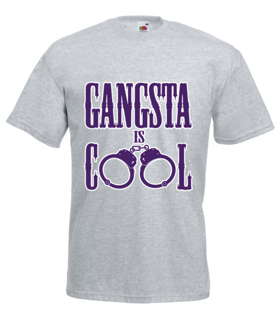 Jestem gangsta jestem cool koszulka z nadrukiem smieszne mezczyzna jipi pl 195 6