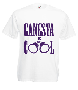 Jestem gangsta - jestem cool! - Koszulka z nadrukiem - Śmieszne - Męska
