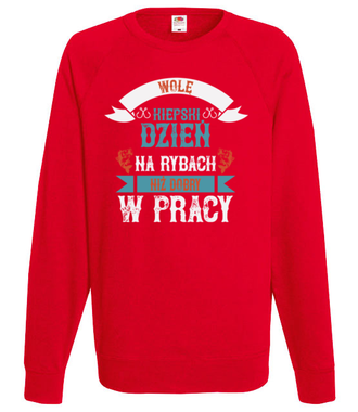 Od razu wiadomo, co ci w duszy gra - Bluza z nadrukiem - dla wędkarza - Męska
