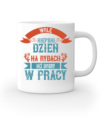 Od razu wiadomo, co ci w duszy gra - Kubek z nadrukiem - dla wędkarza - Gadżety