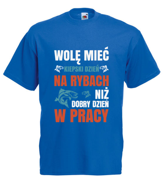 Wędkowanie to twój sens życia - Koszulka z nadrukiem - dla wędkarza - Męska