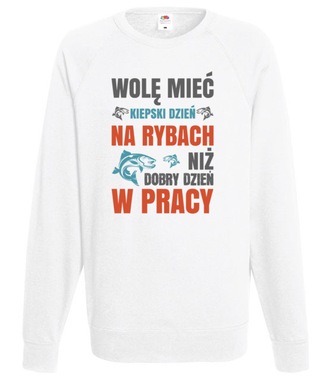 Wędkowanie to twój sens życia - Bluza z nadrukiem - dla wędkarza - Męska