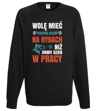 Wędkowanie to twój sens życia - Bluza z nadrukiem - dla wędkarza - Męska