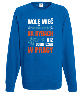Wędkowanie to twój sens życia - Bluza z nadrukiem - dla wędkarza - Męska