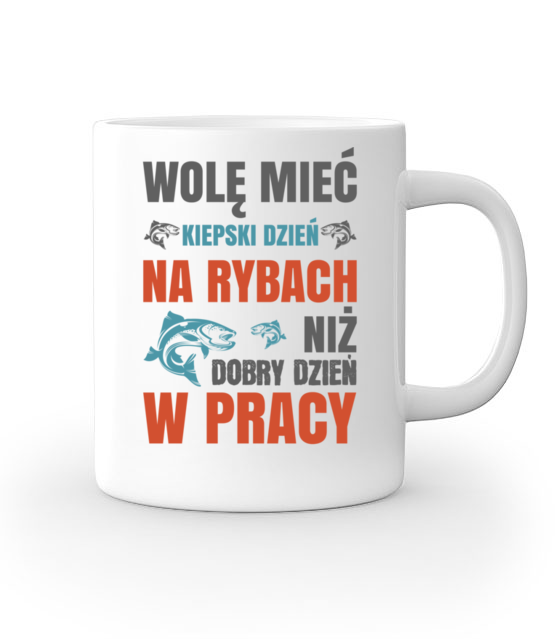 Wedkowanie to twoj sens zycia kubek z nadrukiem dla wedkarza gadzety jipi pl 1741 159