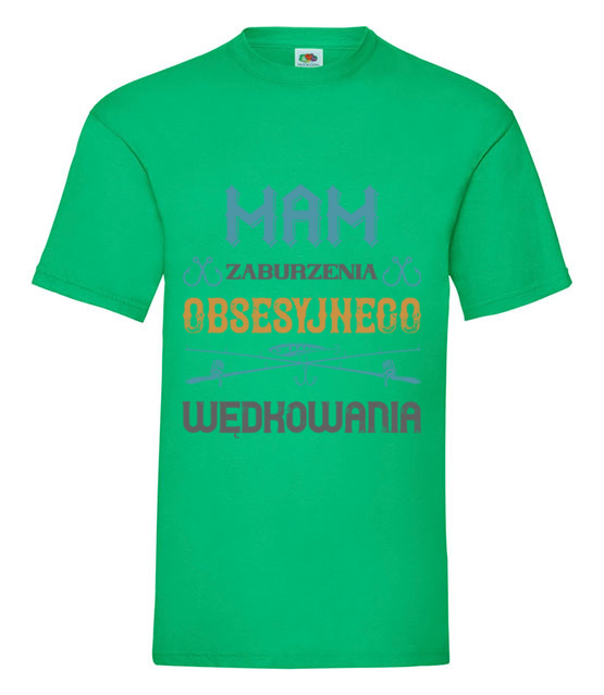 Wedkarz wariat koszulka z nadrukiem dla wedkarza mezczyzna jipi pl 1745 186