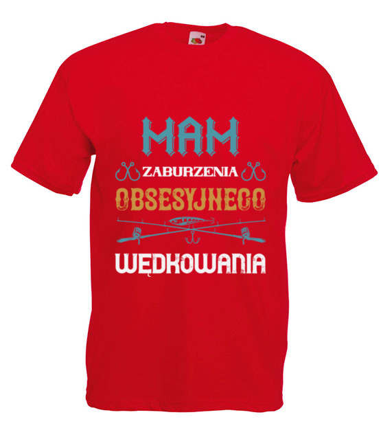 Wedkarz wariat koszulka z nadrukiem dla wedkarza mezczyzna jipi pl 1746 4
