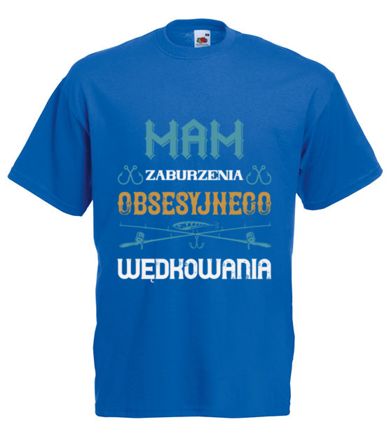 Wedkarz wariat koszulka z nadrukiem dla wedkarza mezczyzna jipi pl 1746 5