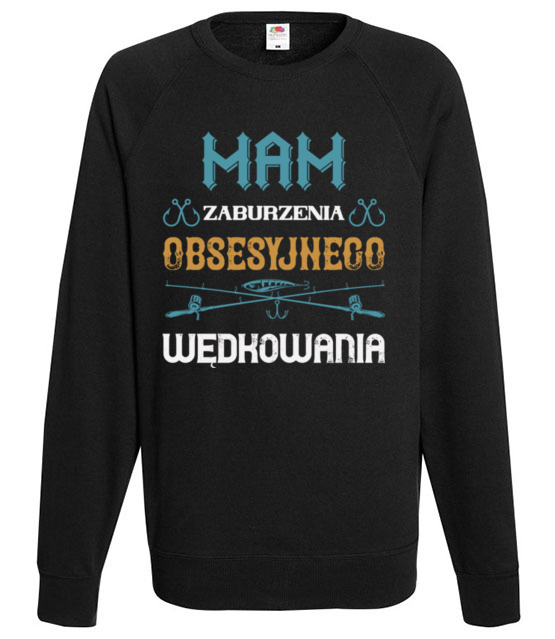 Wedkarz wariat bluza z nadrukiem dla wedkarza mezczyzna jipi pl 1746 107