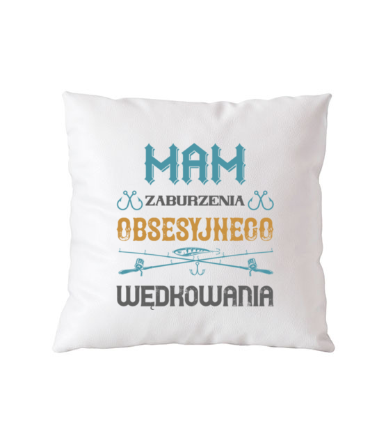 Wedkarz wariat poduszka z nadrukiem dla wedkarza gadzety jipi pl 1745 164