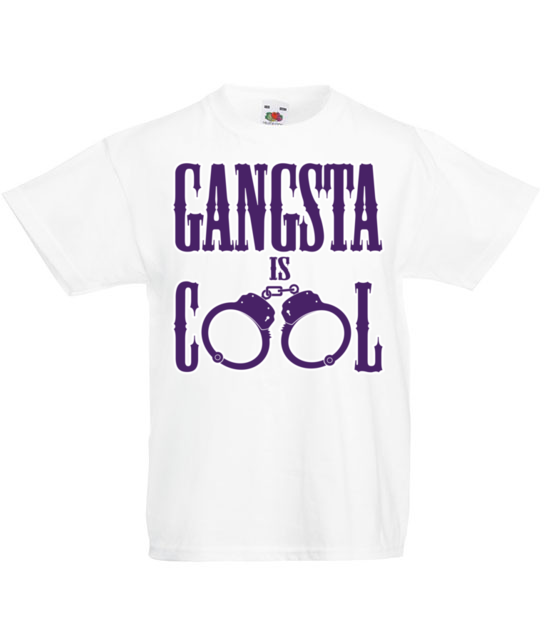 Jestem gangsta jestem cool koszulka z nadrukiem smieszne dziecko jipi pl 195 83