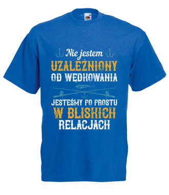 Wędkarskie poczucie humoru - Koszulka z nadrukiem - dla wędkarza - Męska