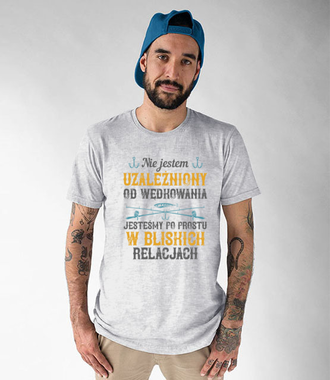 Wędkarskie poczucie humoru - Koszulka z nadrukiem - Wędkarskie - Męska
