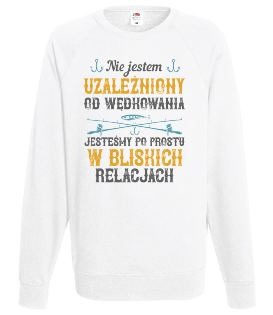 Wedkarskie poczucie humoru bluza z nadrukiem dla wedkarza mezczyzna jipi pl 1749 106