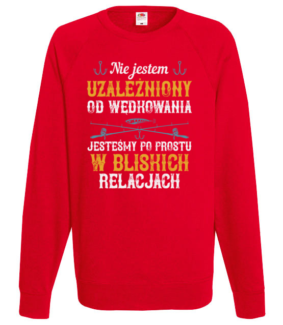 Wedkarskie poczucie humoru bluza z nadrukiem dla wedkarza mezczyzna jipi pl 1750 108