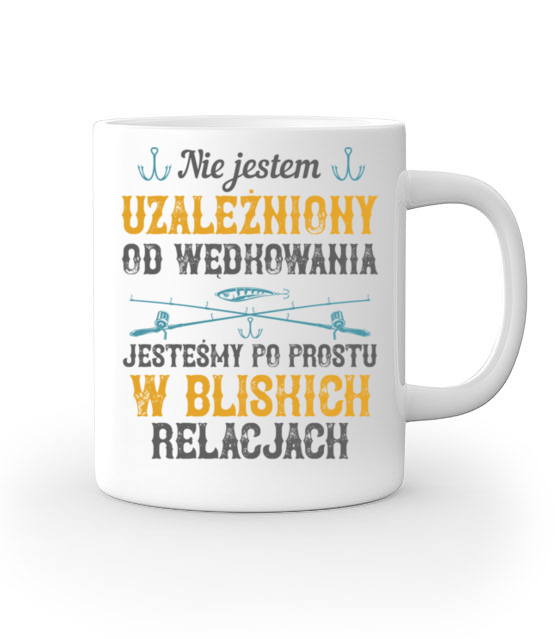 Wedkarskie poczucie humoru kubek z nadrukiem dla wedkarza gadzety jipi pl 1749 159