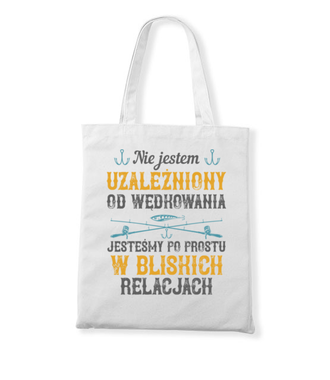 Wędkarskie poczucie humoru - Torba z nadrukiem - dla wędkarza - Gadżety