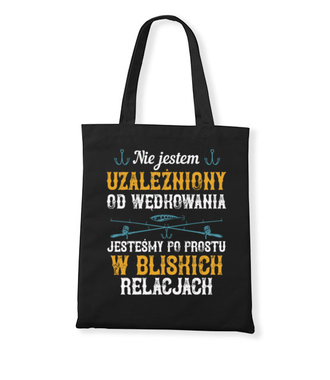 Wędkarskie poczucie humoru - Torba z nadrukiem - dla wędkarza - Gadżety