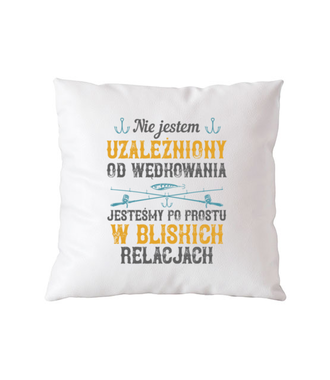 Wędkarskie poczucie humoru - Poduszka z nadrukiem - dla wędkarza - Gadżety