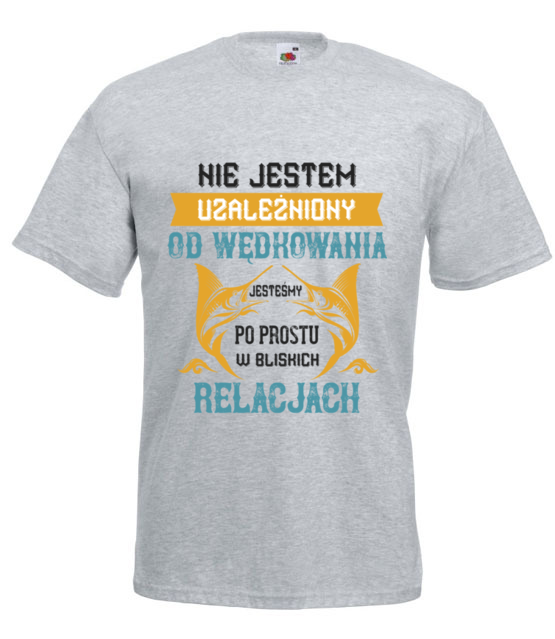 Wedkowanie na wesolo koszulka z nadrukiem dla wedkarza mezczyzna jipi pl 1751 6