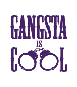 Jestem gangsta - jestem cool! - Bluza z nadrukiem - Śmieszne - Dziecięca