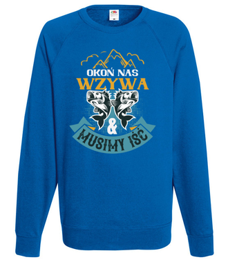 Koszulki dla wędkarskiej grupy - Bluza z nadrukiem - dla wędkarza - Męska