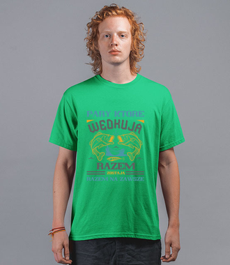 Romantyczna koszulka wędkarska - Koszulka z nadrukiem - Wędkarskie - Męska