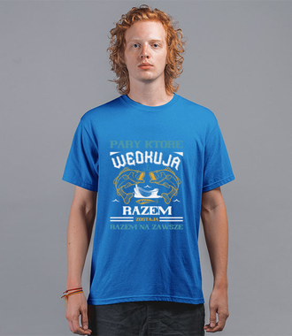 Romantyczna koszulka wędkarska - Koszulka z nadrukiem - Wędkarskie - Męska