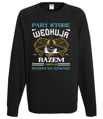 Romantyczna koszulka wędkarska - Bluza z nadrukiem - dla wędkarza - Męska