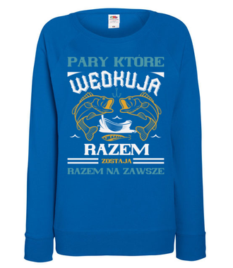 Romantyczna koszulka wędkarska - Bluza z nadrukiem - dla wędkarza - Damska