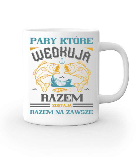 Romantyczna koszulka wedkarska kubek z nadrukiem dla wedkarza gadzety jipi pl 1757 159