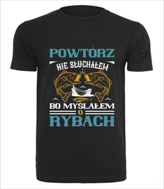 Zaczepna koszulka wędkarska - Koszulka z nadrukiem - dla wędkarza - Męska