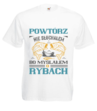 Zaczepna koszulka wędkarska - Koszulka z nadrukiem - Wędkarskie - Męska