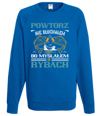 Zaczepna koszulka wędkarska - Bluza z nadrukiem - dla wędkarza - Męska