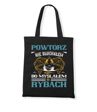 Zaczepna koszulka wędkarska - Torba z nadrukiem - dla wędkarza - Gadżety