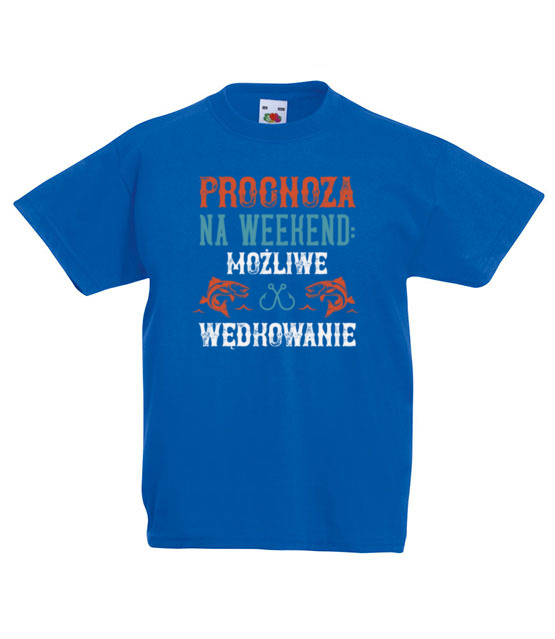 Wedkarska prognoza koszulka z nadrukiem dla wedkarza dziecko jipi pl 1764 85