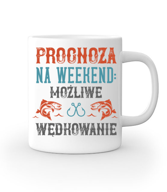 Wędkarska prognoza - Kubek z nadrukiem - dla wędkarza - Gadżety
