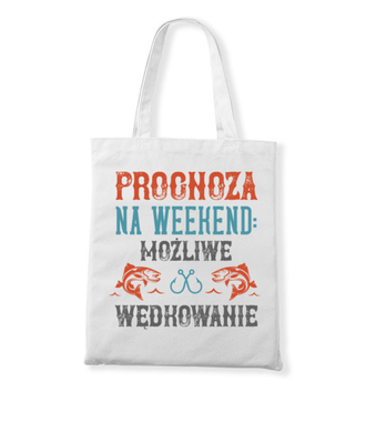 Wędkarska prognoza - Torba z nadrukiem - dla wędkarza - Gadżety