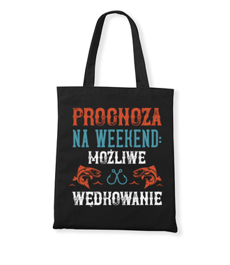 Wędkarska prognoza - Torba z nadrukiem - dla wędkarza - Gadżety