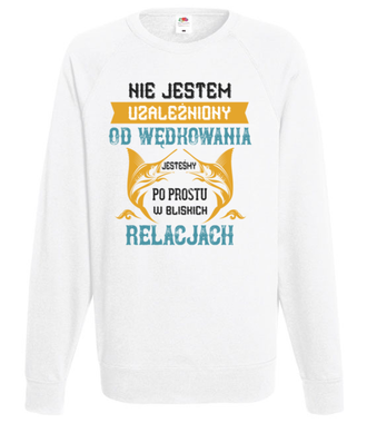 Wędkowanie na wesoło - Bluza z nadrukiem - dla wędkarza - Męska