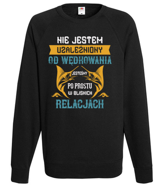Wędkowanie na wesoło - Bluza z nadrukiem - dla wędkarza - Męska