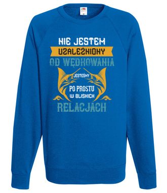 Wędkowanie na wesoło - Bluza z nadrukiem - dla wędkarza - Męska