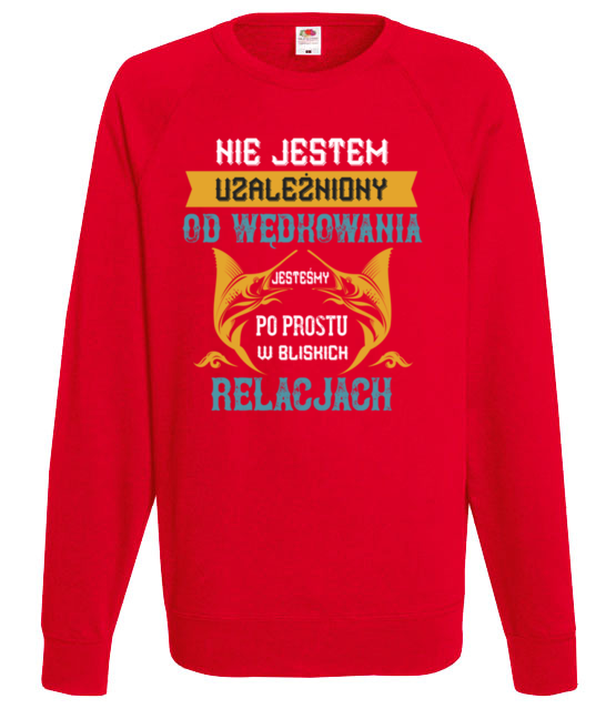 Wedkowanie na wesolo bluza z nadrukiem dla wedkarza mezczyzna jipi pl 1752 108