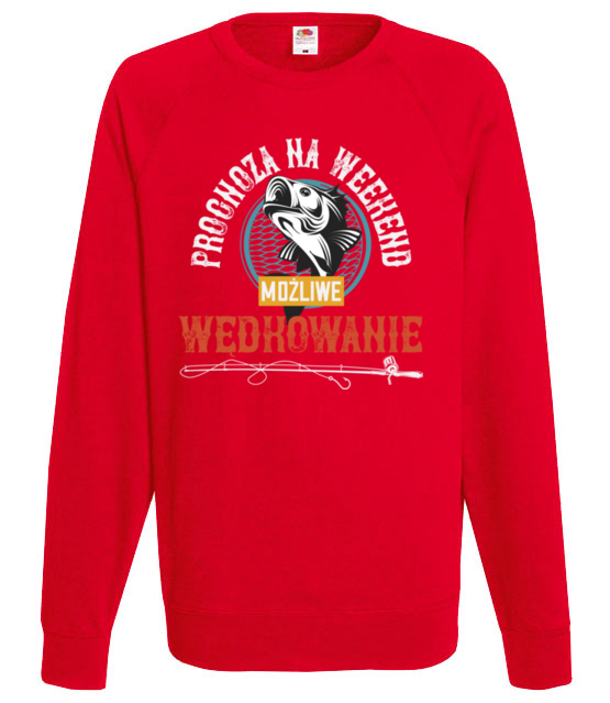 Kazda pogoda dobra na wedkowanie bluza z nadrukiem dla wedkarza mezczyzna jipi pl 1766 108