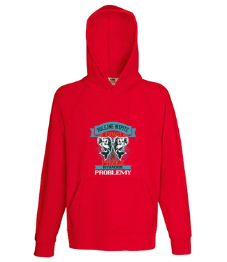 Koszulka na wędkarską modłę - Bluza z nadrukiem - dla wędkarza - Męska z kapturem